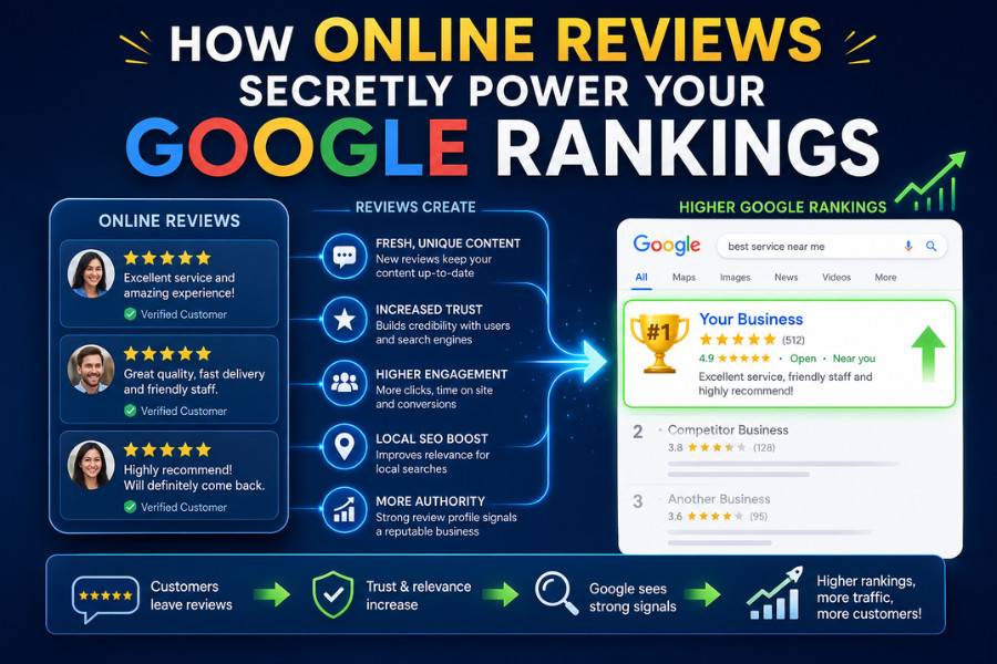 How Online Reviews Secretly Power Your Google Rankings