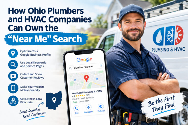 How Ohio Plumbers and HVAC Companies Can Own the Near Me Search